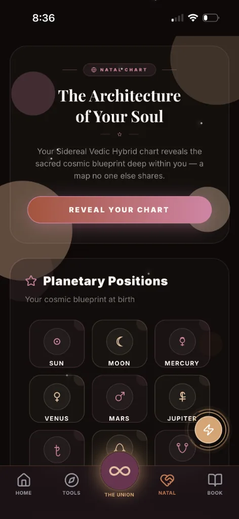 Daily wellness ritual with sound therapy and cosmic food